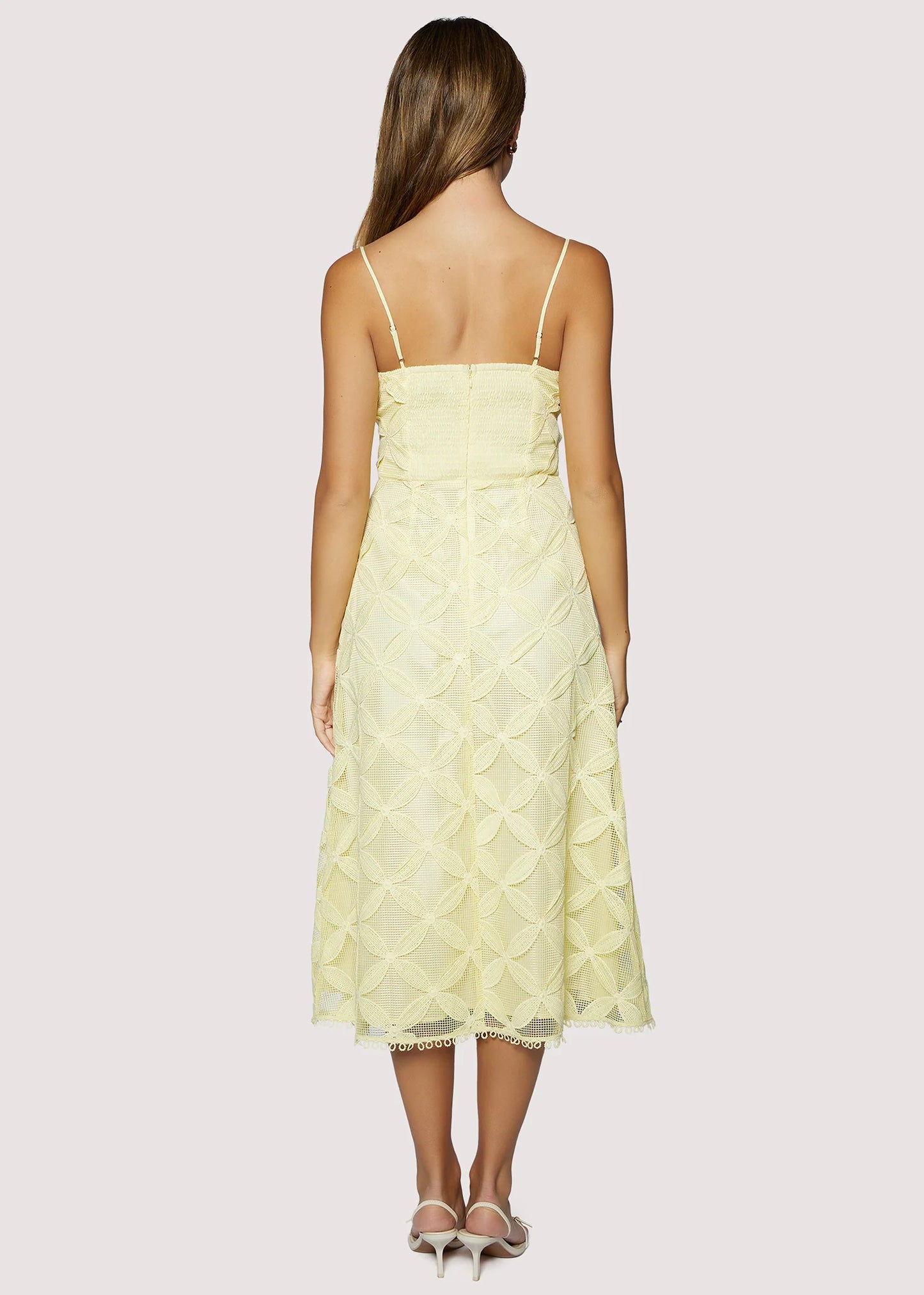 Maldives Midi Dress Yellow