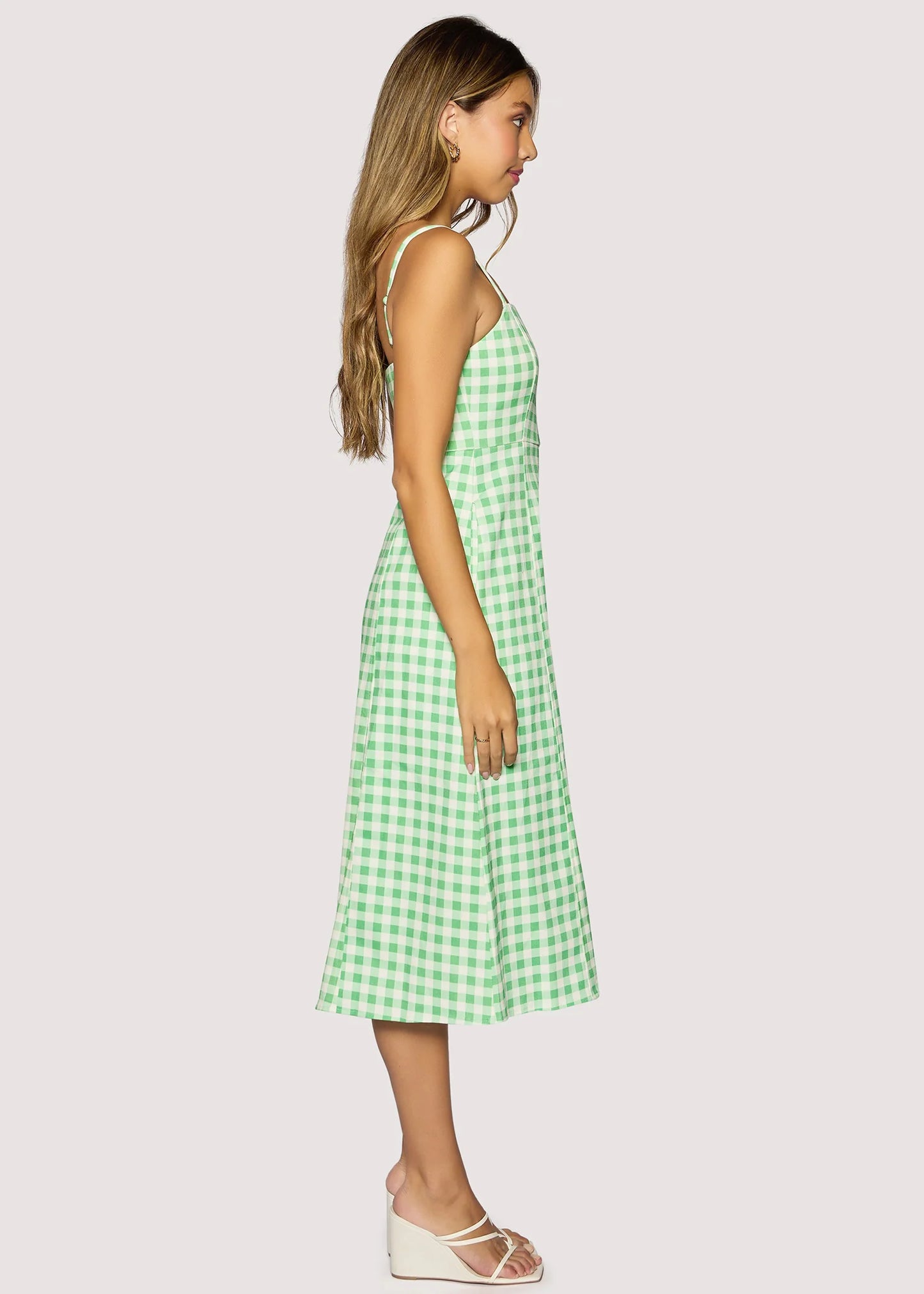 Breeze Midi Dress Green
