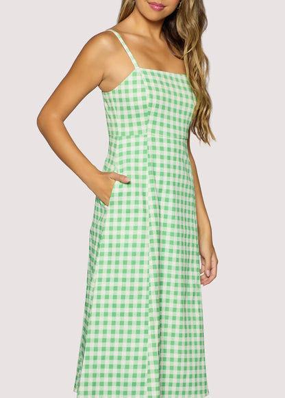Breeze Midi Dress Green