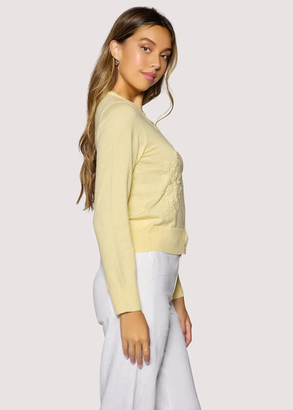 Esmie Cardigan Butter Yellow