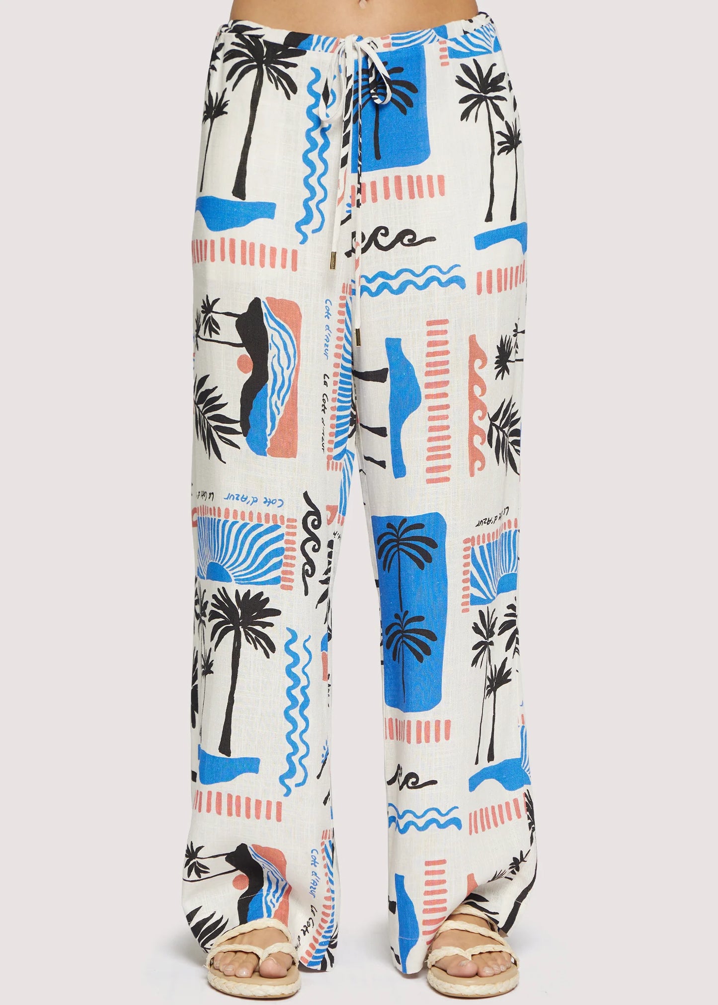 Paradiso Two Piece Set Blue Cream