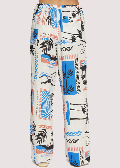 Paradiso Two Piece Set Blue Cream