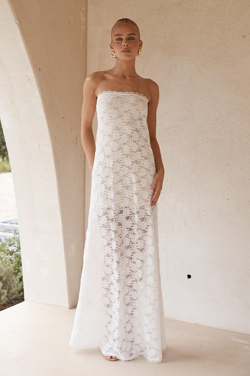 Kinera Maxi Dress White