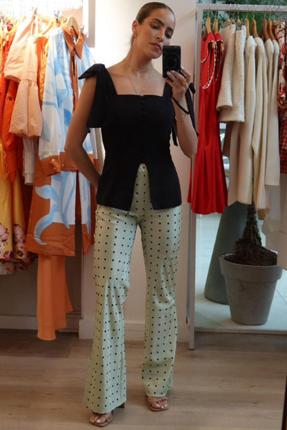 Harper Pants Seafoam Black