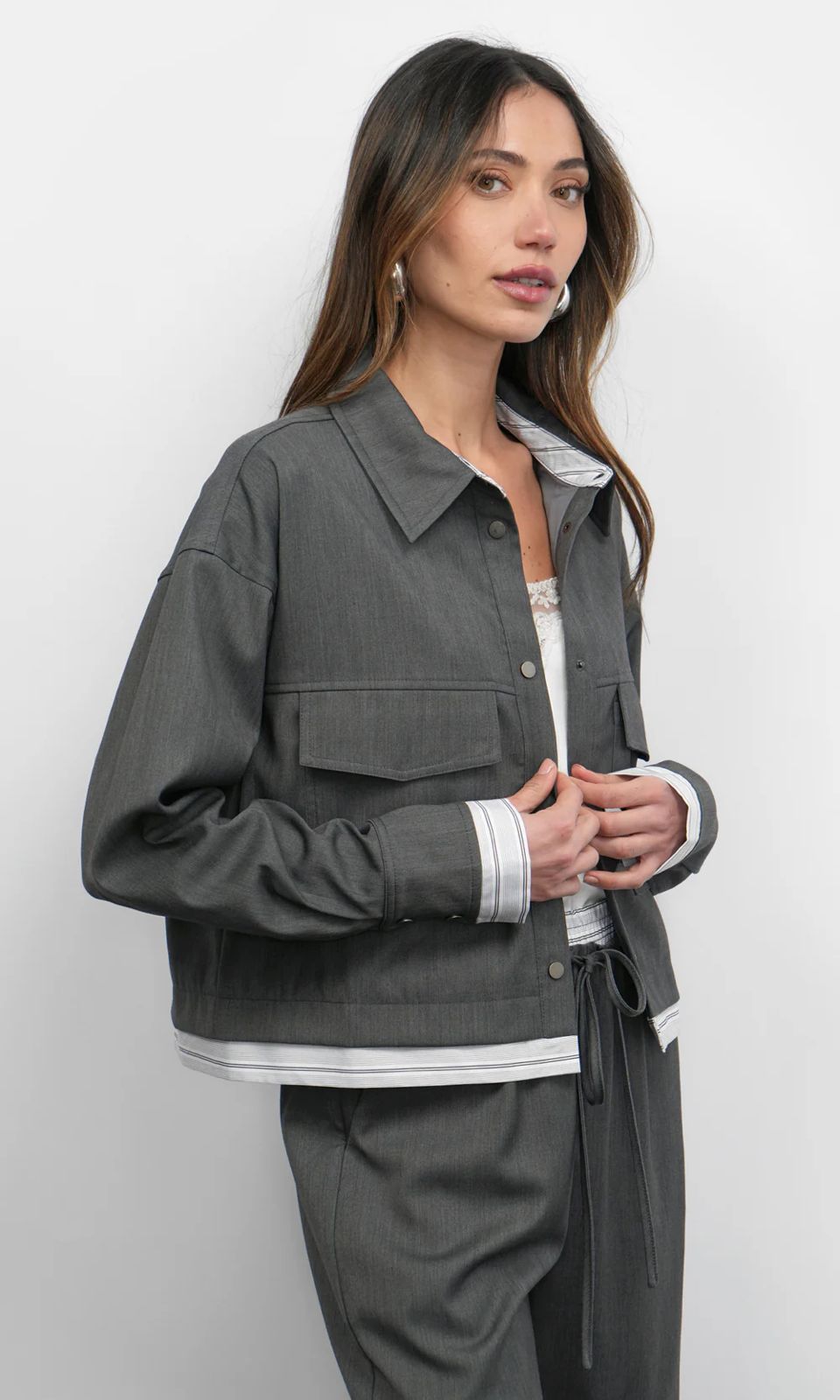 Emmy Two Piece Set Charcoal