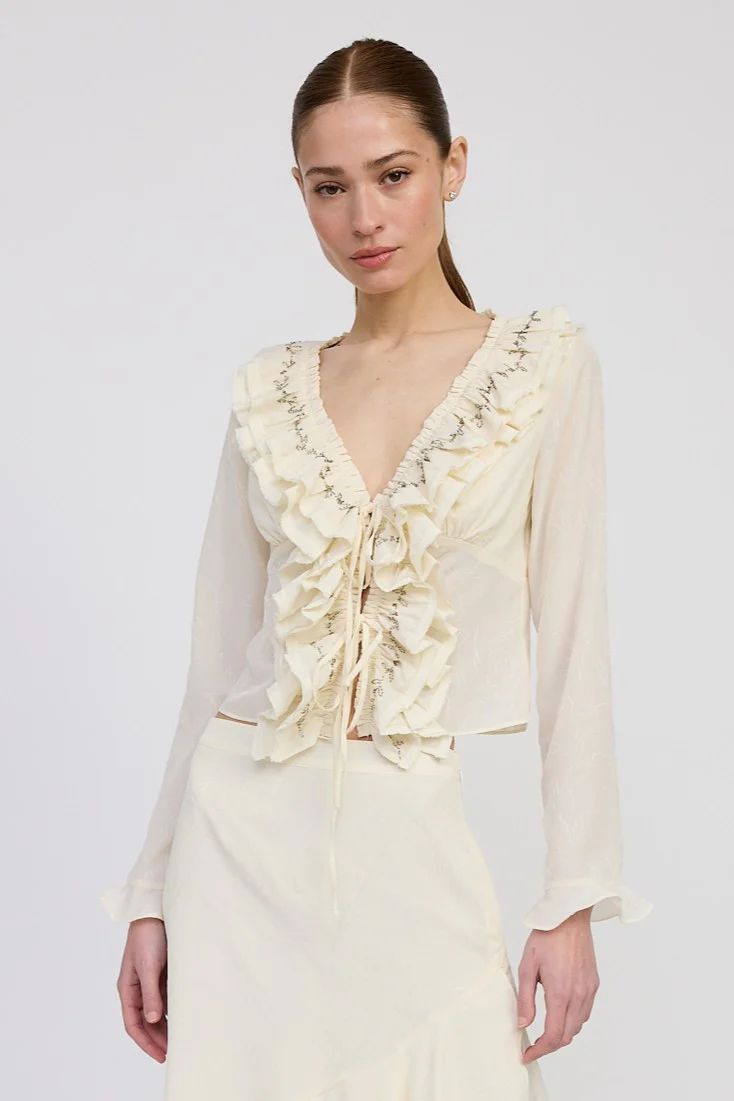 Gabriella Top Ivory
