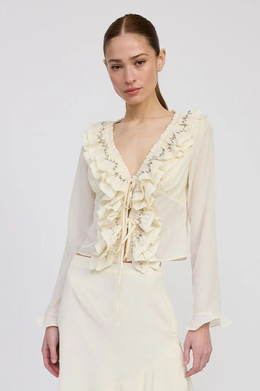 Gabriella Top Ivory