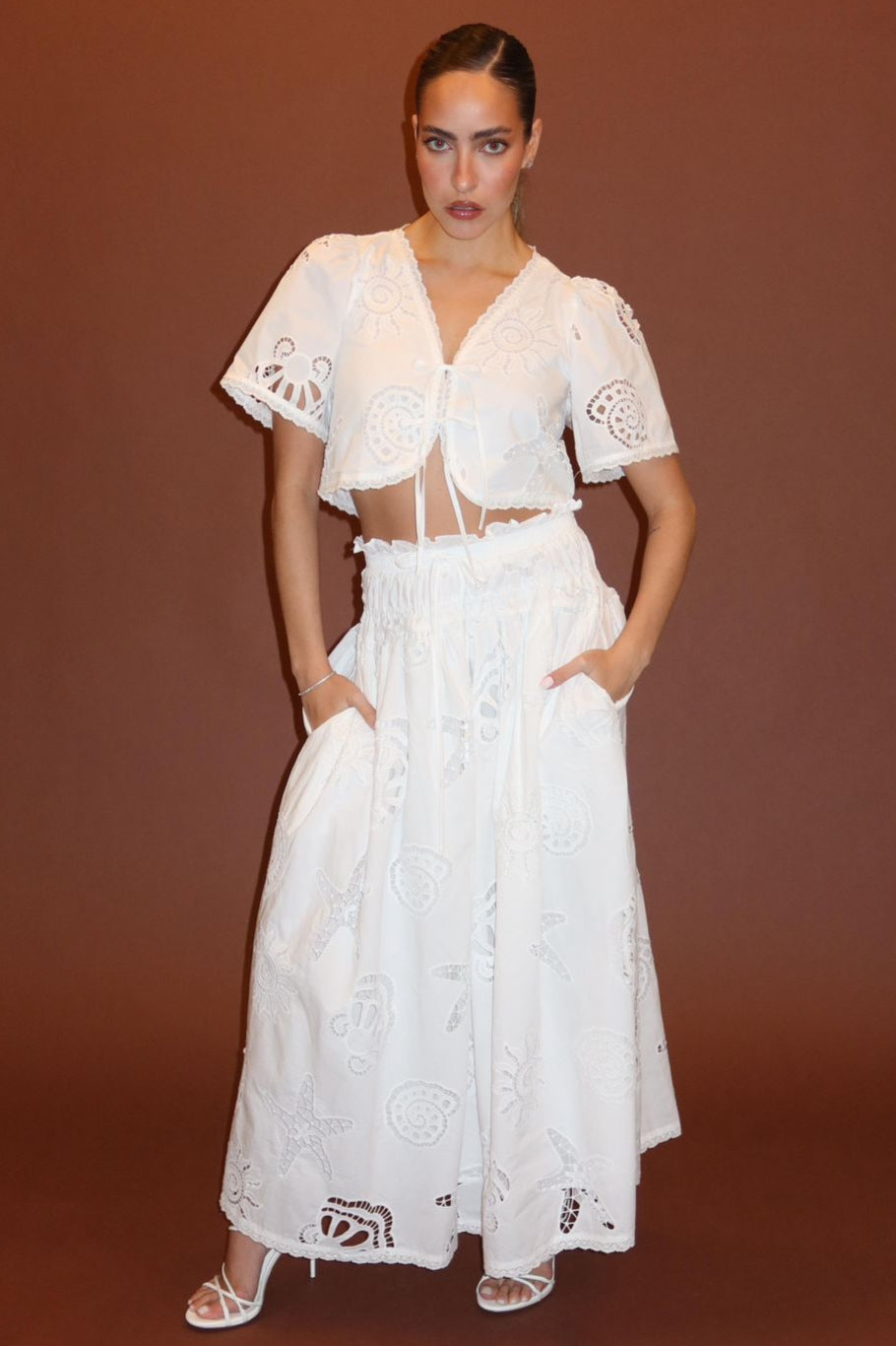 Abbott Two Piece Set Off White