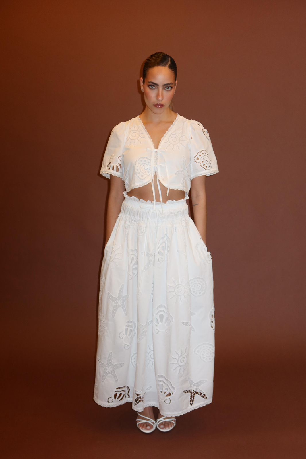Abbott Two Piece Set Off White
