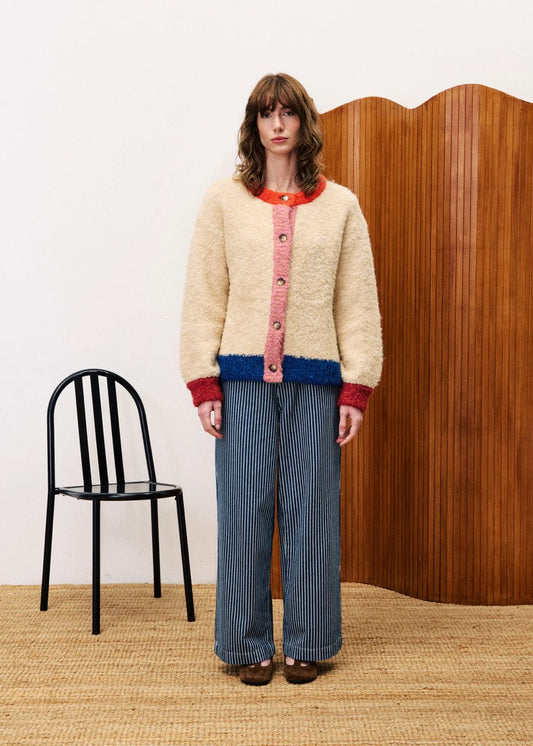 Cyclamen Cardigan Cream