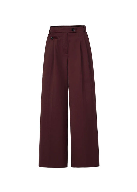 Hibiscus Pants Bordeaux