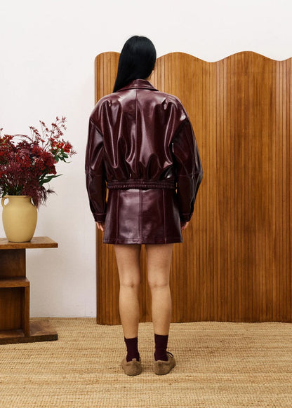 Bomber Jacket Bordeaux