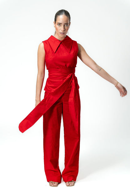 Eli Two Piece Set Red