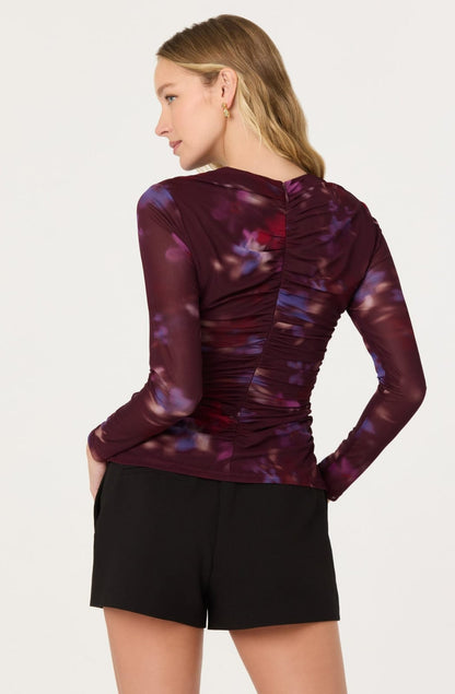 Yasmine Top Dark Plum
