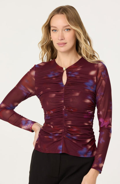 Yasmine Top Dark Plum