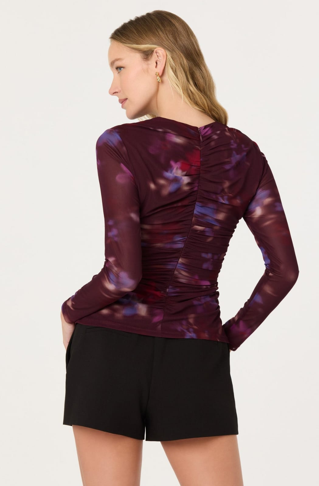 Yasmine Top Dark Plum