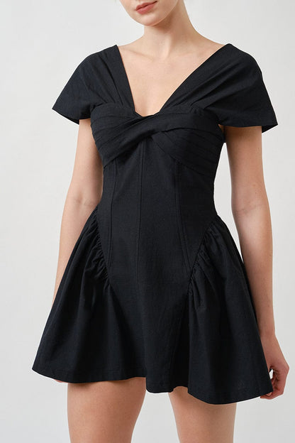 Yuiridia Mini Dress Black