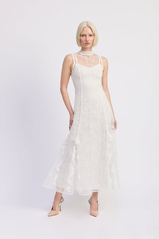Elaina Maxi Dress White