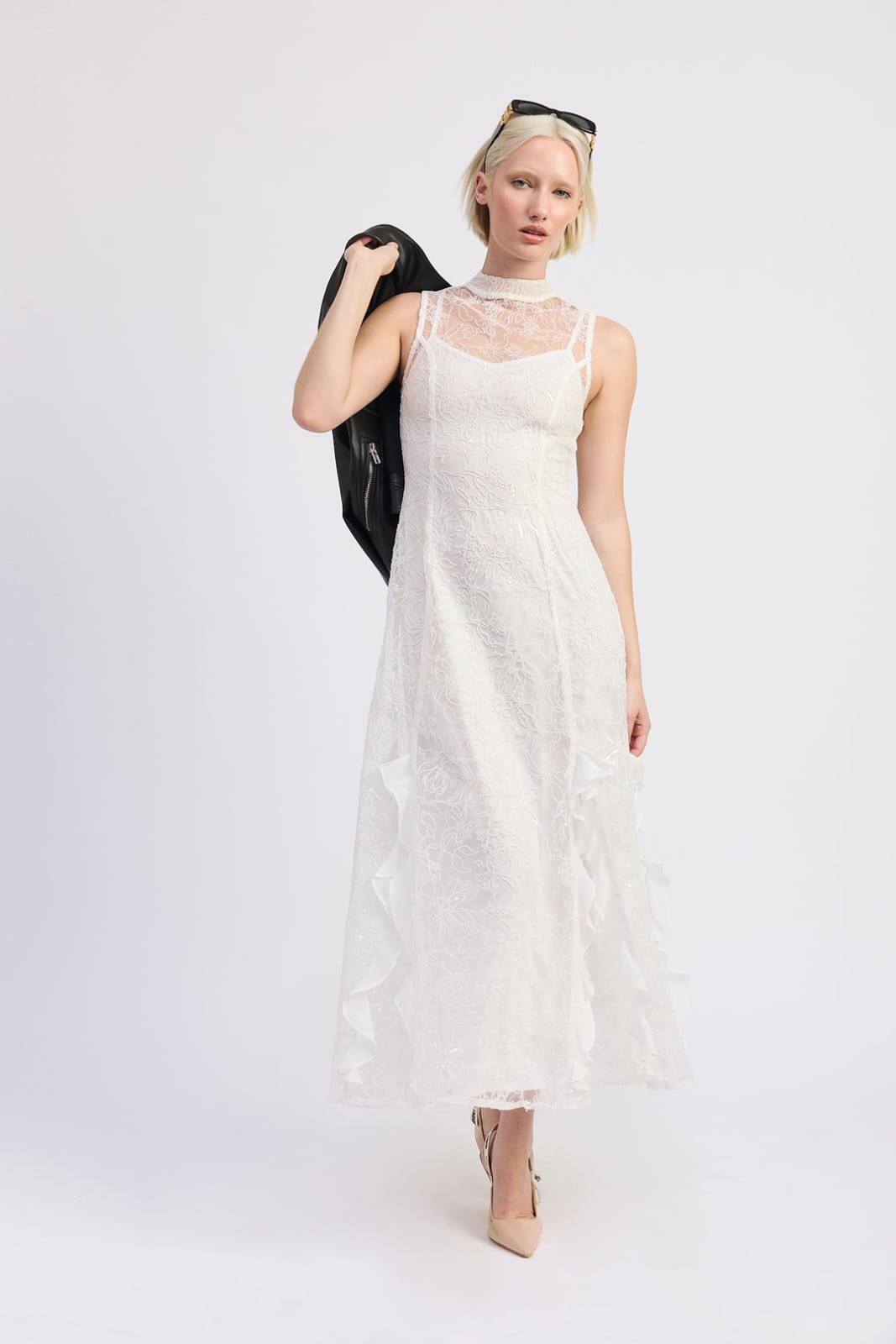 Elaina Maxi Dress White