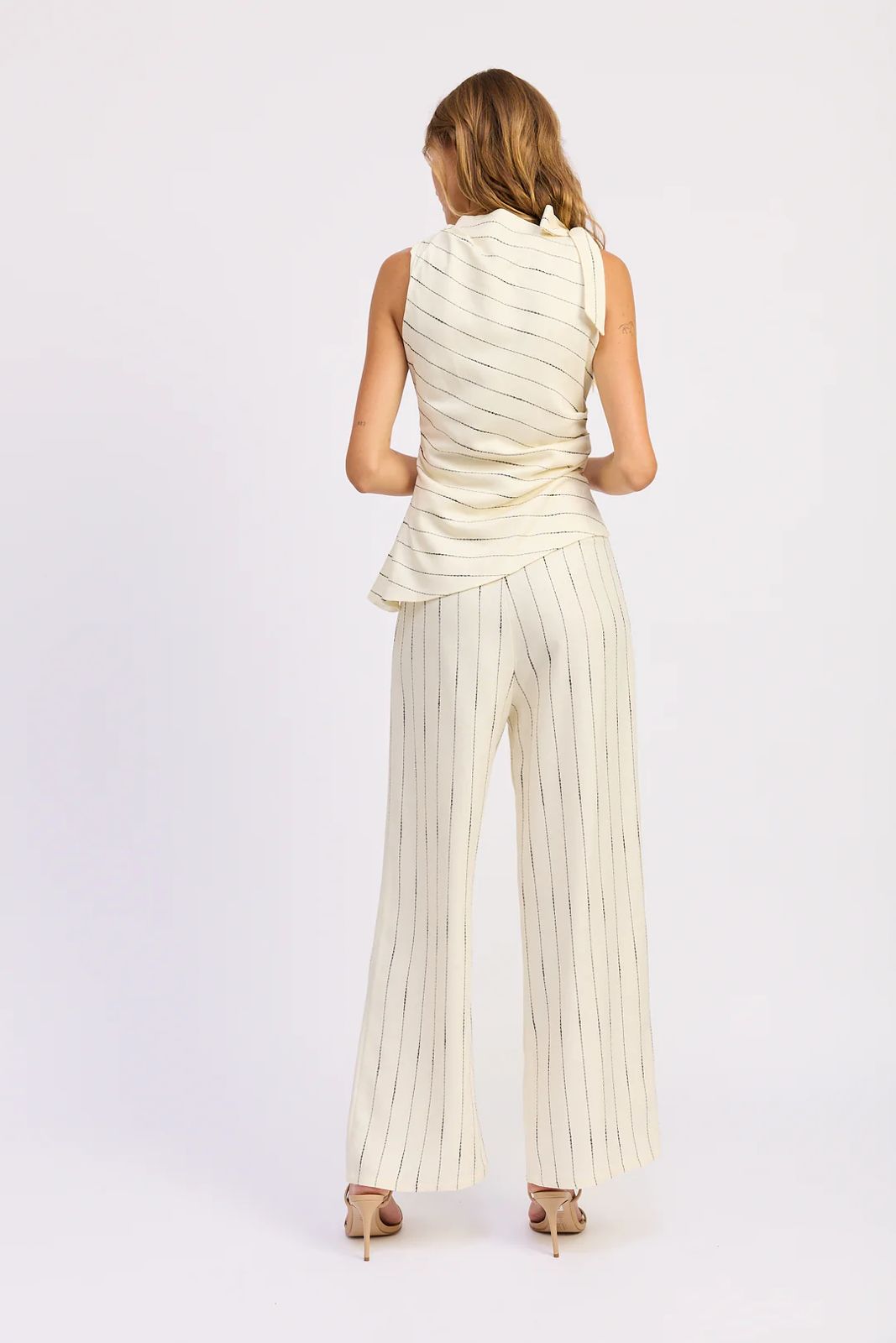 Laura Two Piece Set Ivory Black