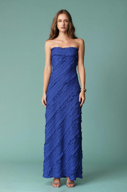 Fernanda Maxi Dress Blue Cobalt
