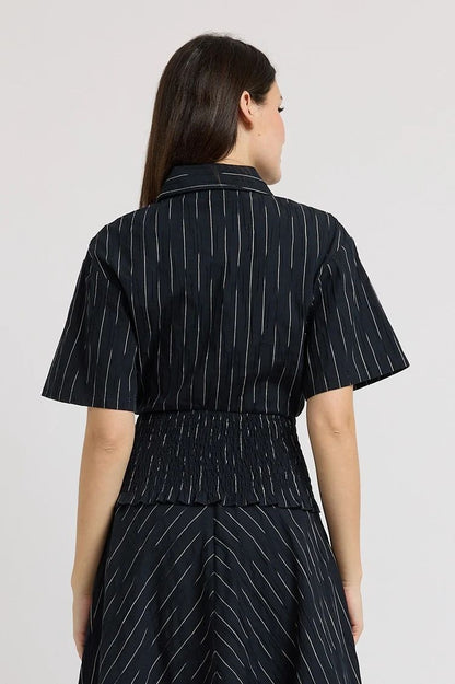 Odina Two Piece Set Ivory Black