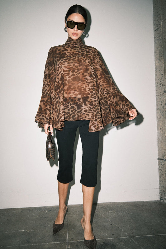 Luchia Top Leopard