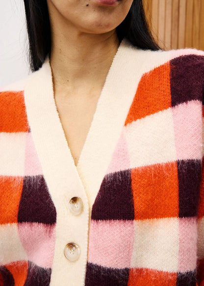 Viola Cardigan Rose