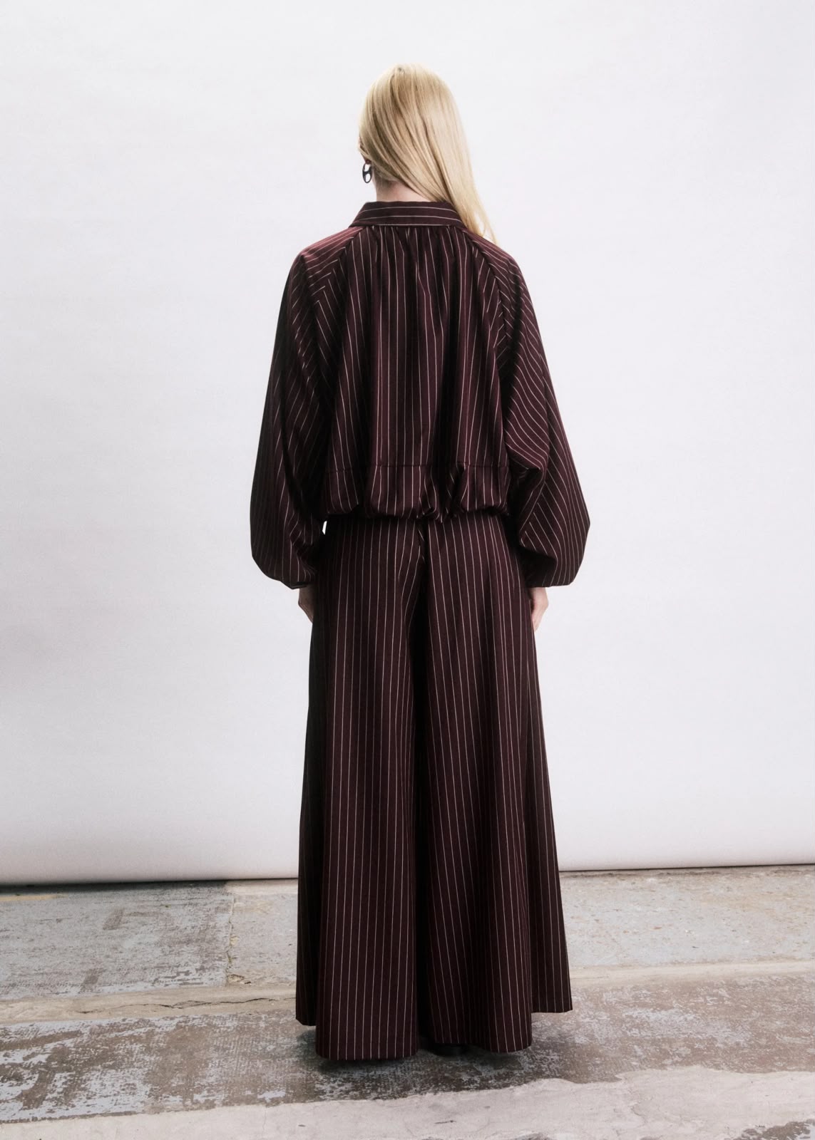 Omari Two Piece Set Bordeaux