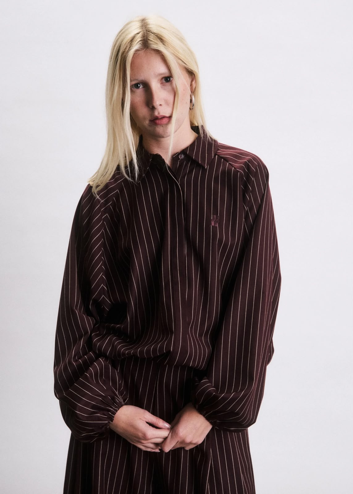 Omari Two Piece Set Bordeaux