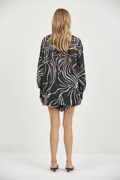 Aude Two Piece Set Black