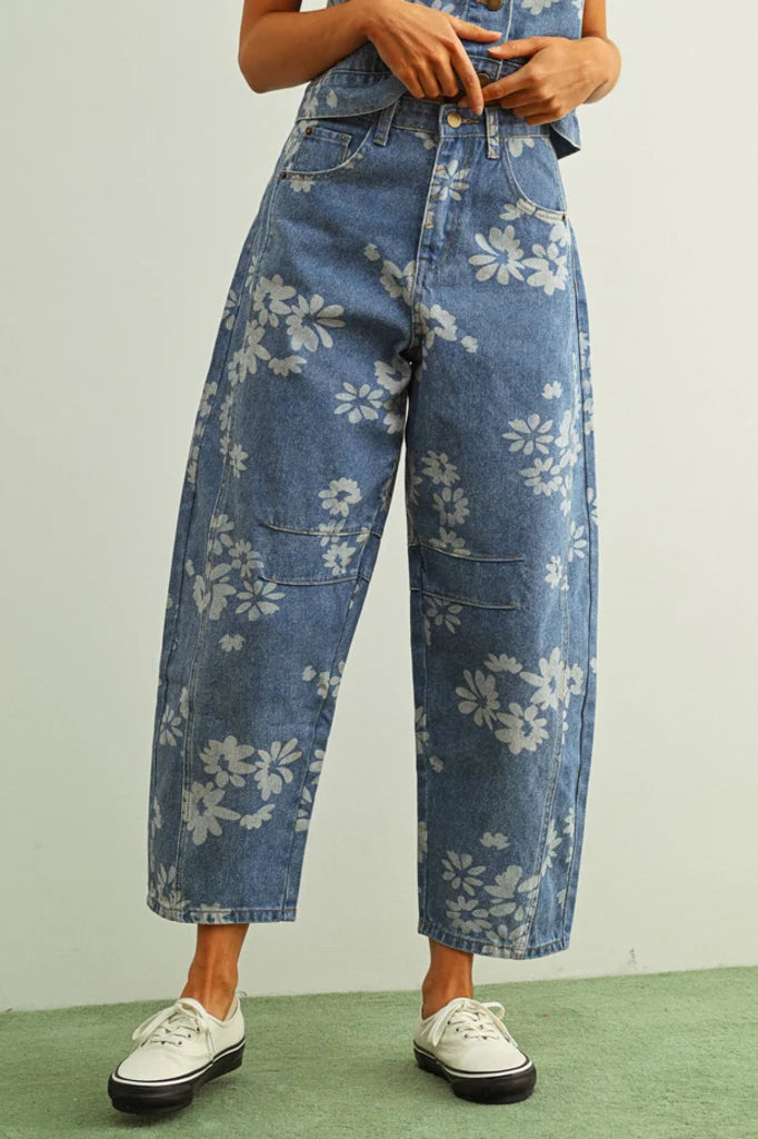 Floral Jeans