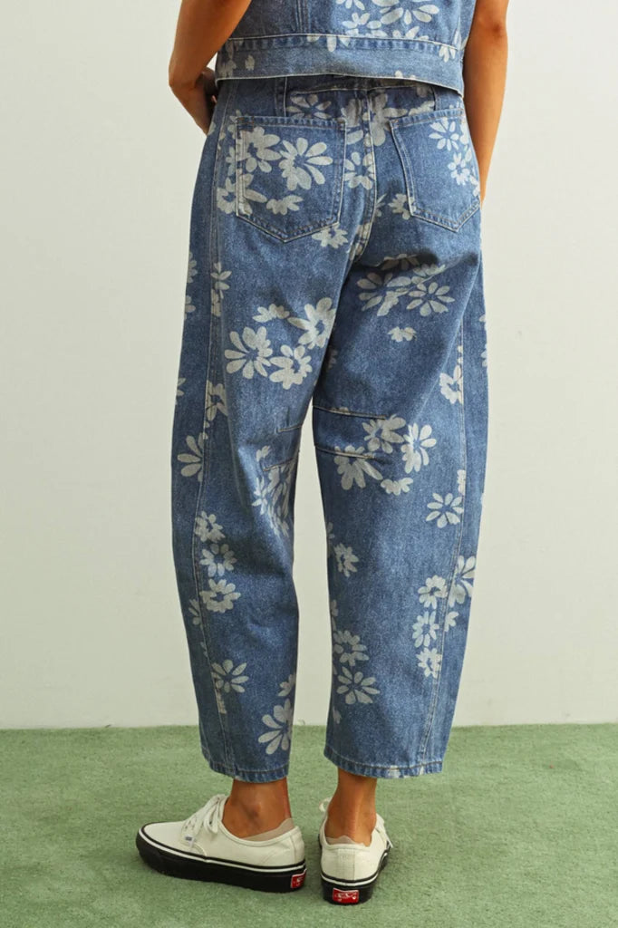 Floral Jeans