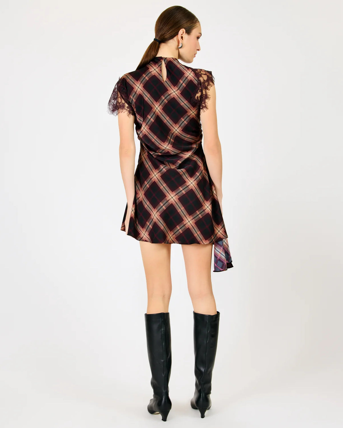 Kristopher Dress Burgundy